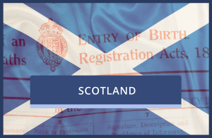 Scottish birth certificate example