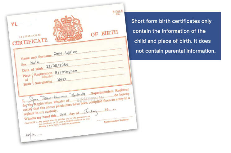 Birth Certificate Replacement UK Lost British Birth Certificate